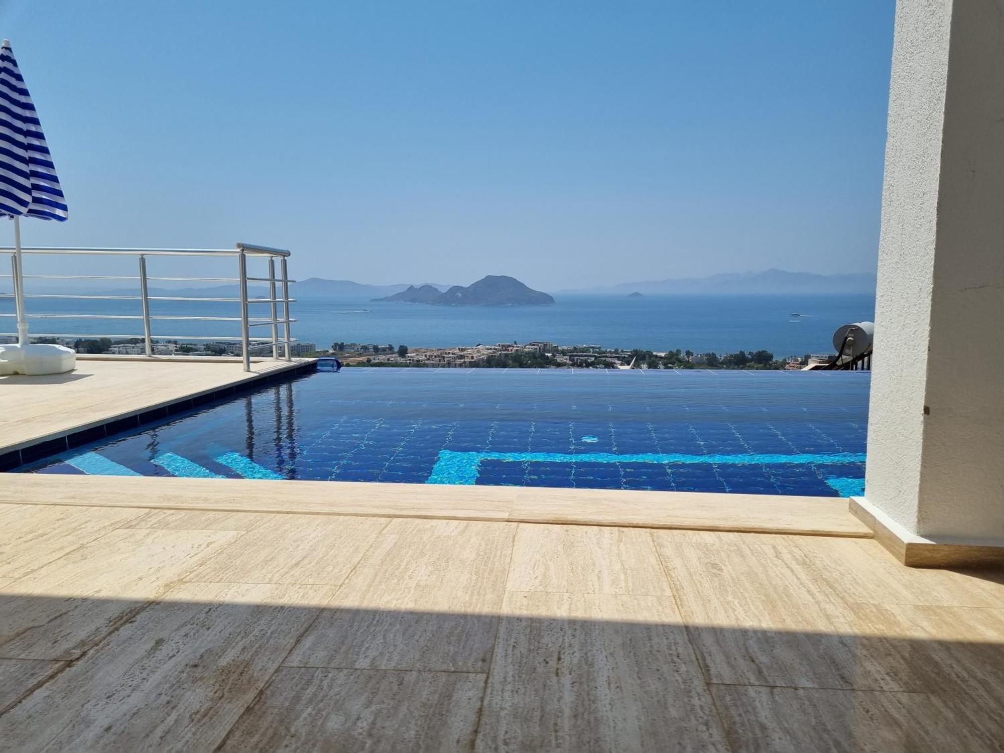 Bodrum Eason Villa & House 350M2 Full Sea View With Private Infinity Pool מראה חיצוני תמונה