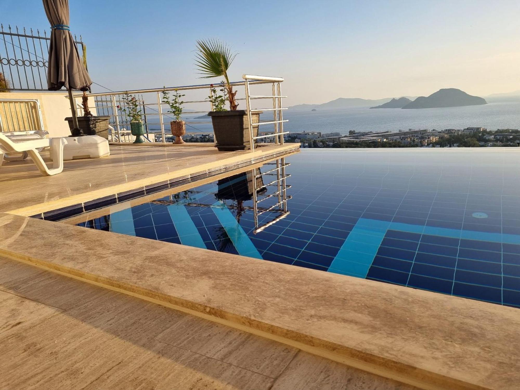 Bodrum Eason Villa & House 350M2 Full Sea View With Private Infinity Pool מראה חיצוני תמונה