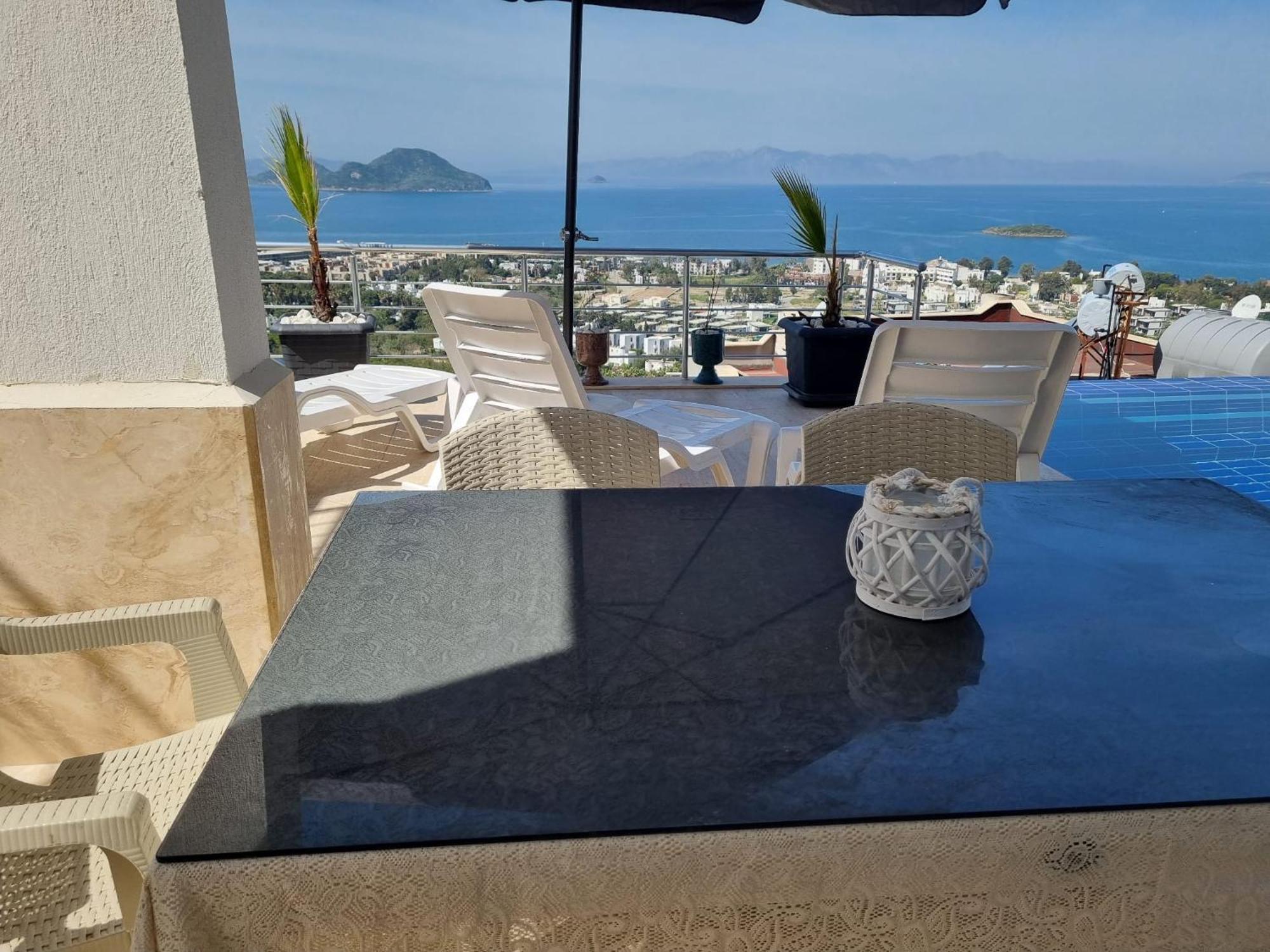 Bodrum Eason Villa & House 350M2 Full Sea View With Private Infinity Pool מראה חיצוני תמונה